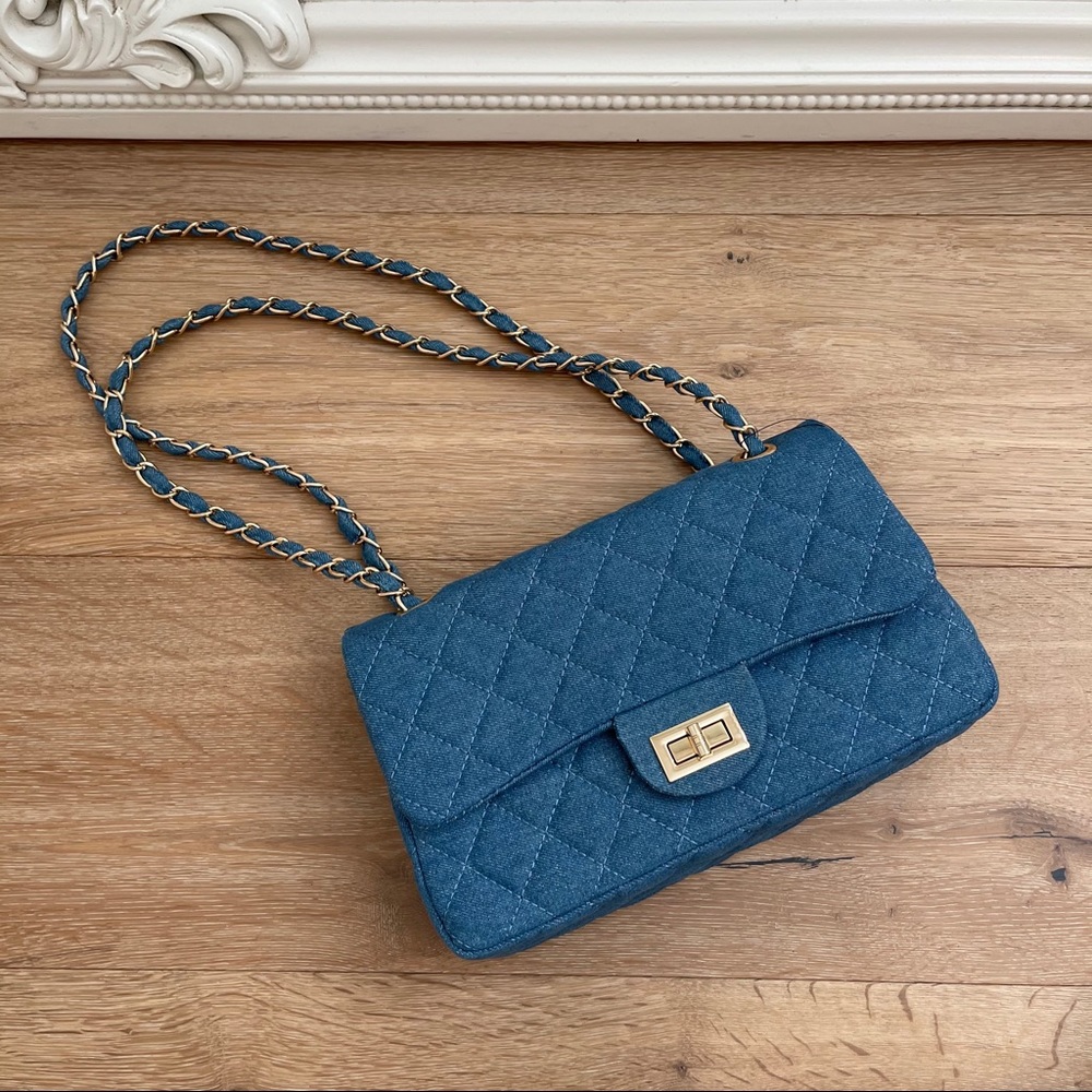 🔃Wild For Coco Denim Handbag | Dark Wash